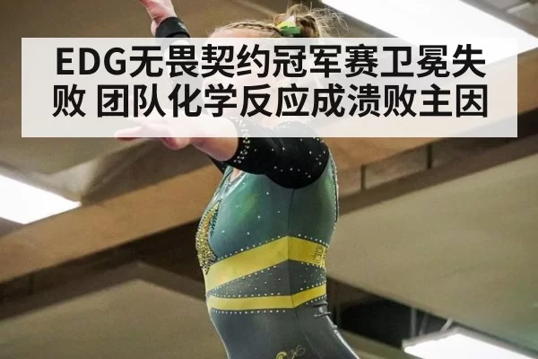 EDG无畏契约冠军赛卫冕失败 团队化学反应成溃败主因